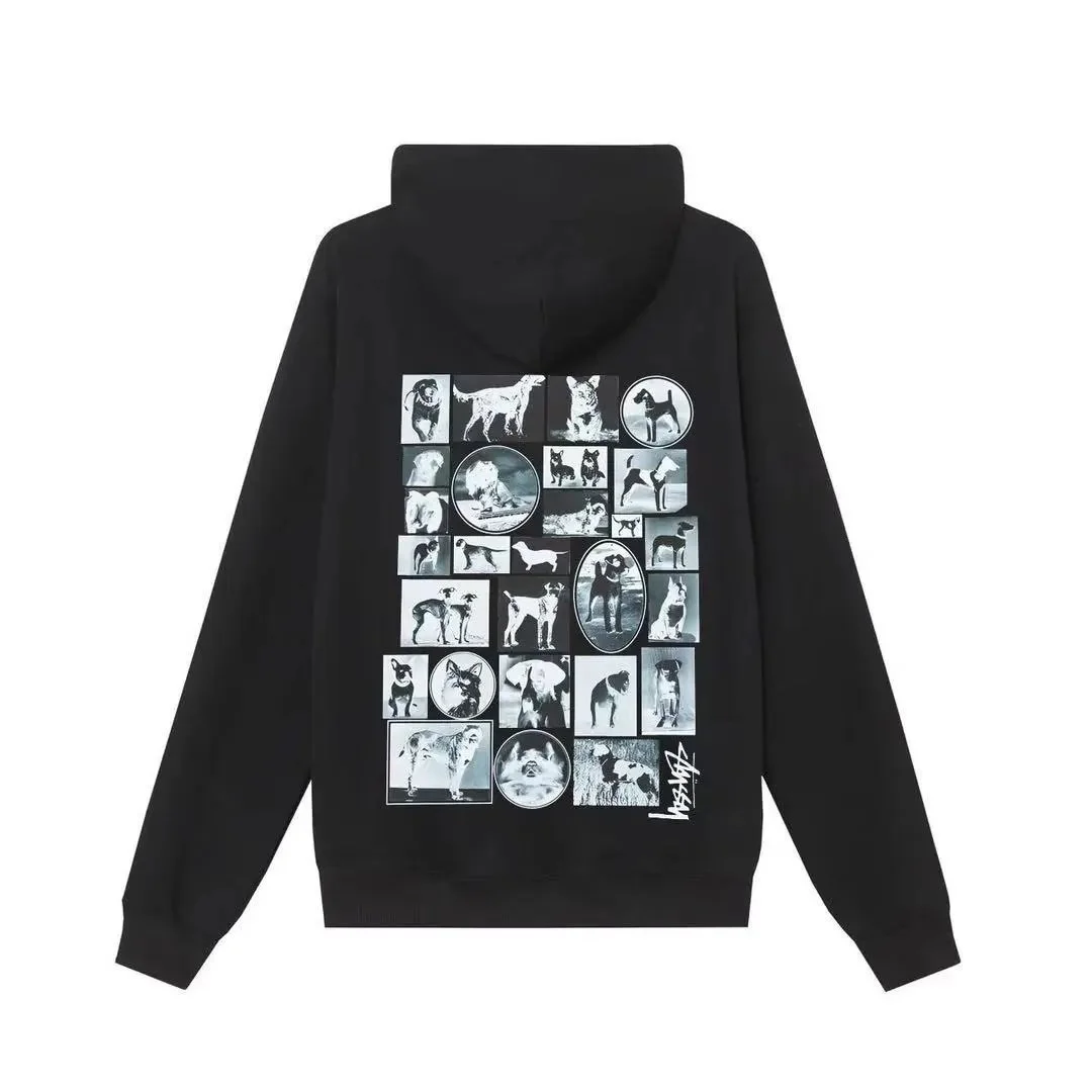 Stussy Stussy Stüssy Dog Collage Black Hoodie Black - 1
