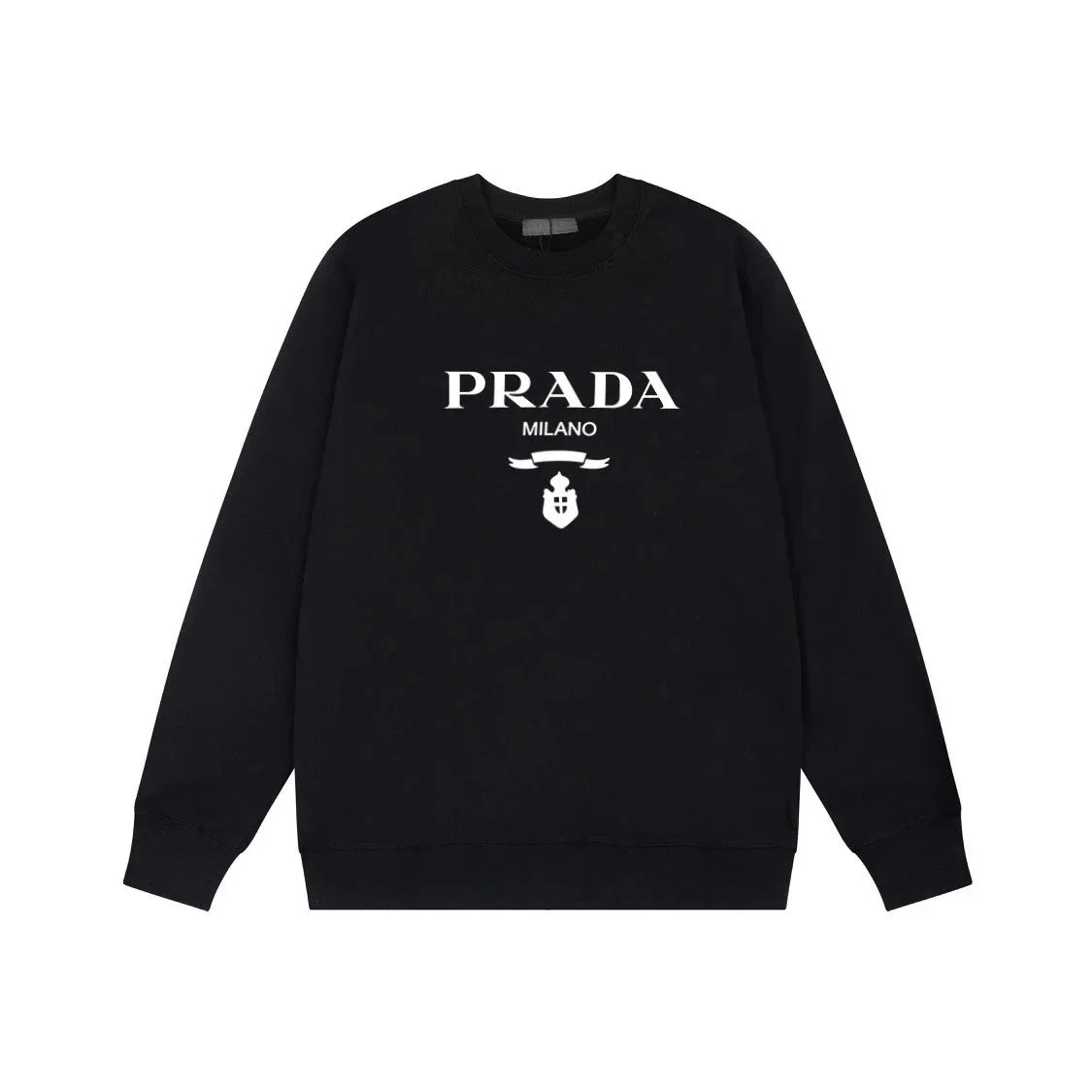 Prada Prada JAY5 Black Logo Sweatshirt Black