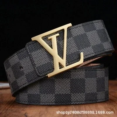 Louis Vuitton Louis Vuitton Damier Graphite Belt Grey