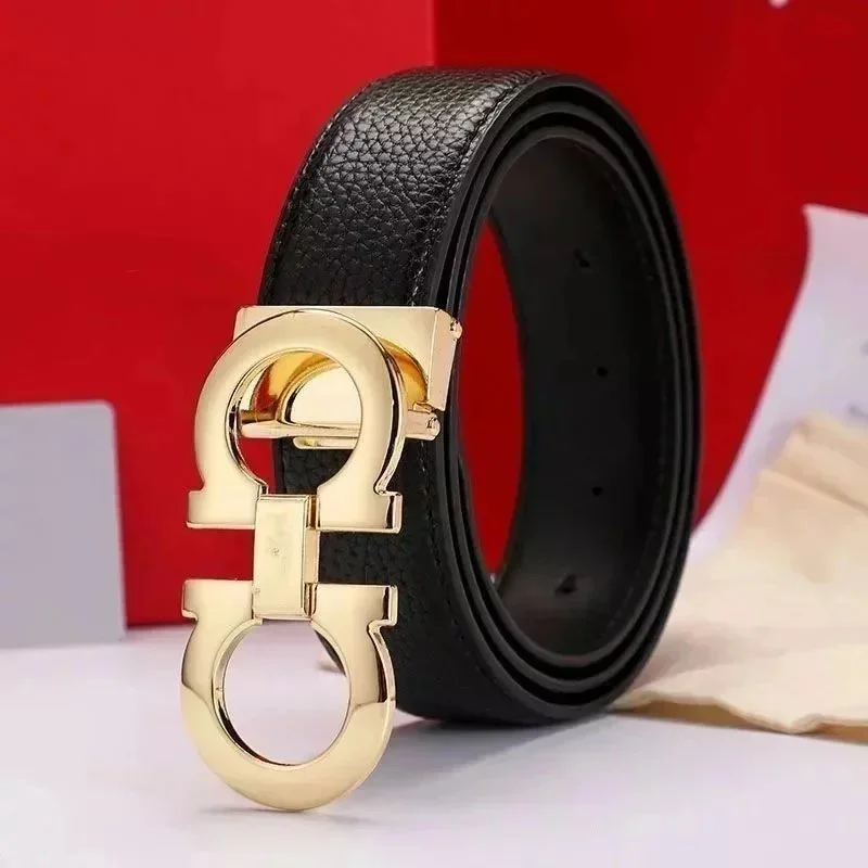 Gucci Gucci 1955 Horsebit Black/Gold Belt Black