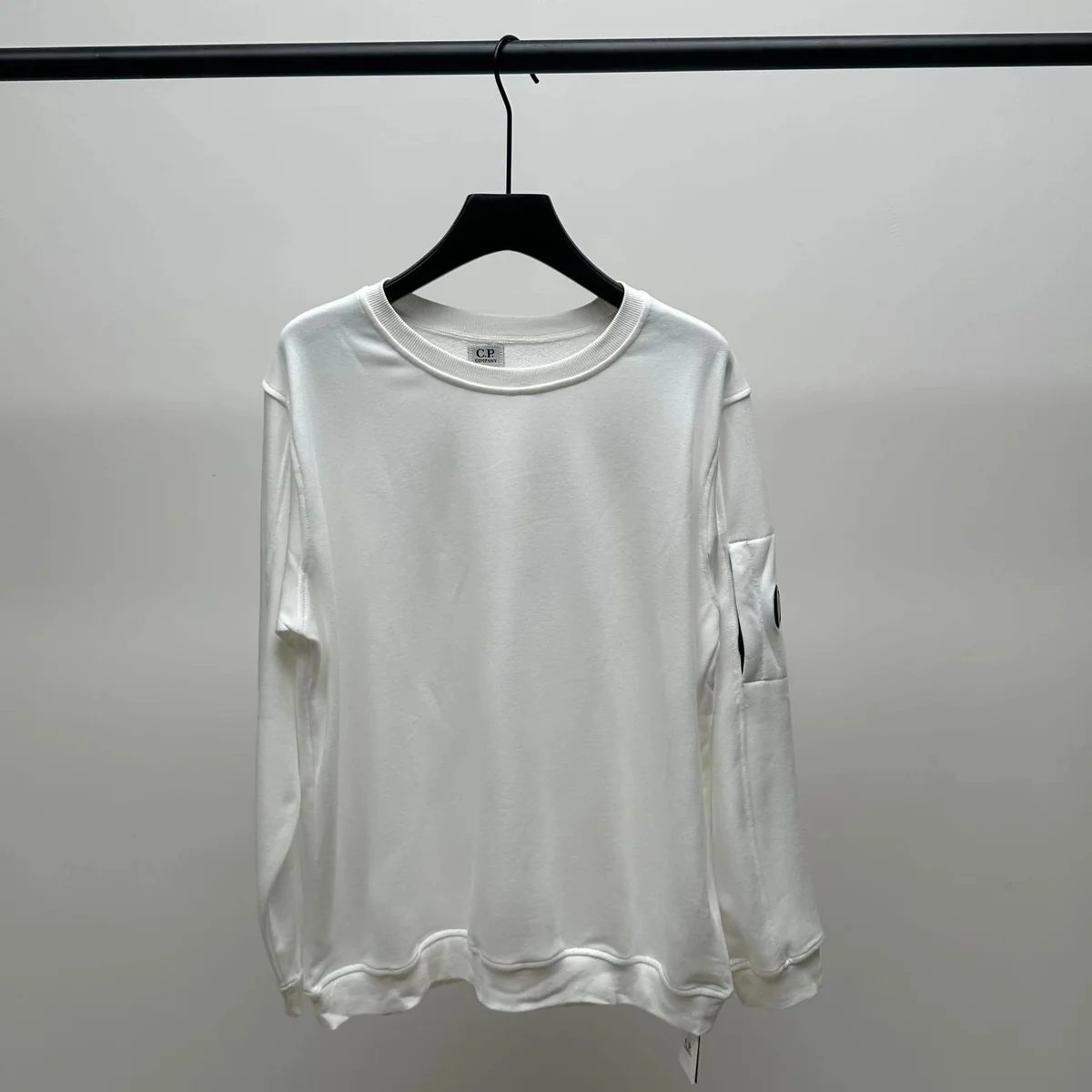 CP Company C.P. Company White Round Neck Sweatshirt White - 1