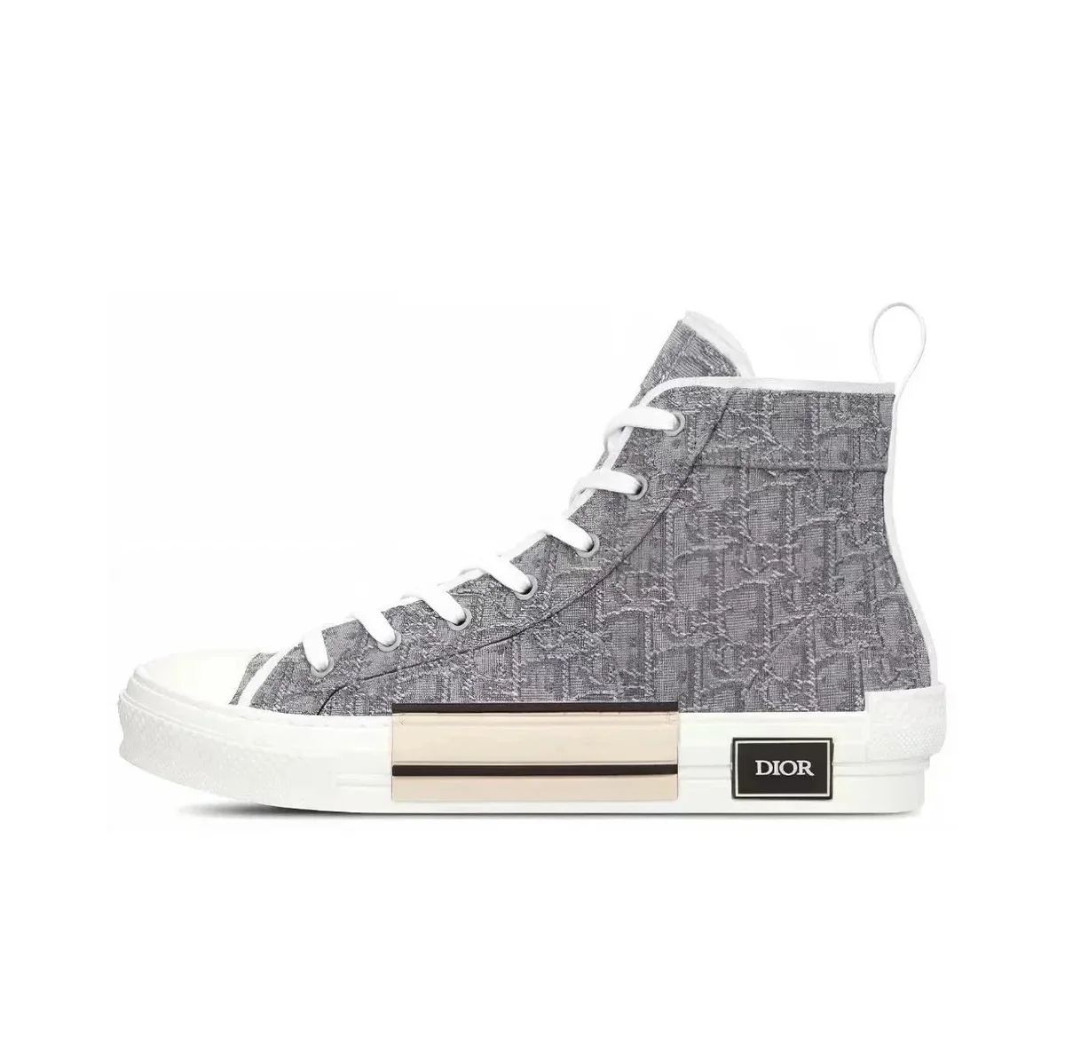 Dior Dior B23 High-Top Sneaker Grey/White Grey