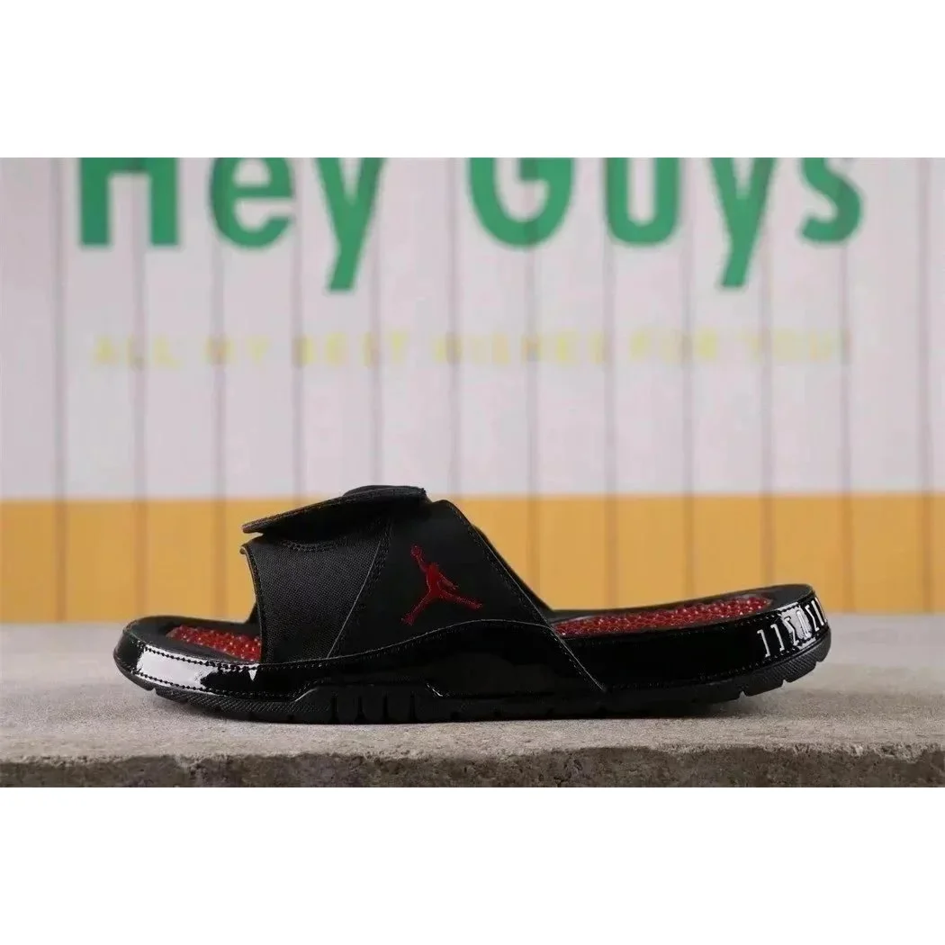 Nike Nike Air Jordan 3 Triple Black Slide Sandals Black - 1