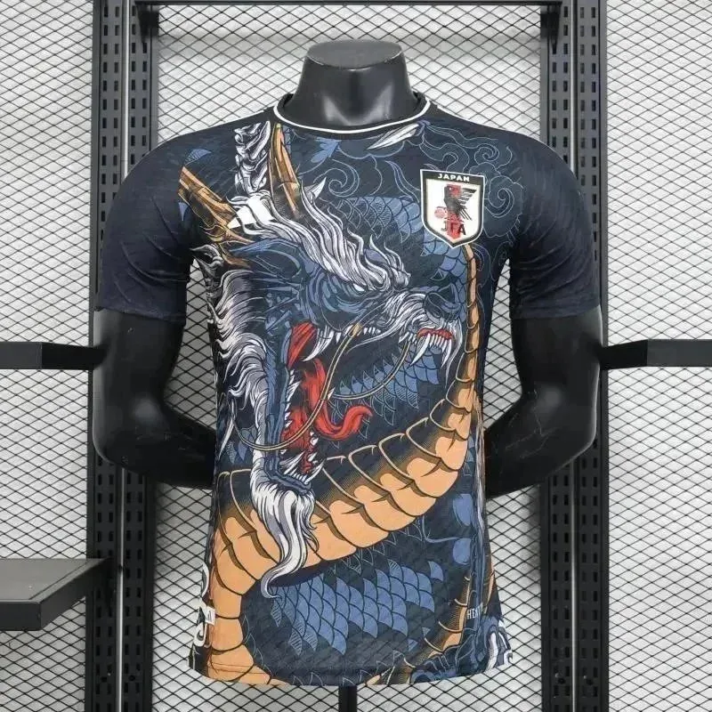Other Japanese Special Edition Dragon Print T-Shirt Blue - 1