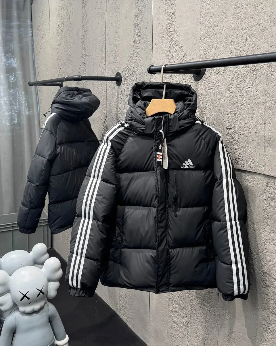 Adidas Adidas Classic Football Black Puffer Jacket Black - 1