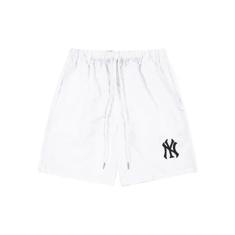 New York Yankees New York Yankees White NY Logo Shorts White - 1