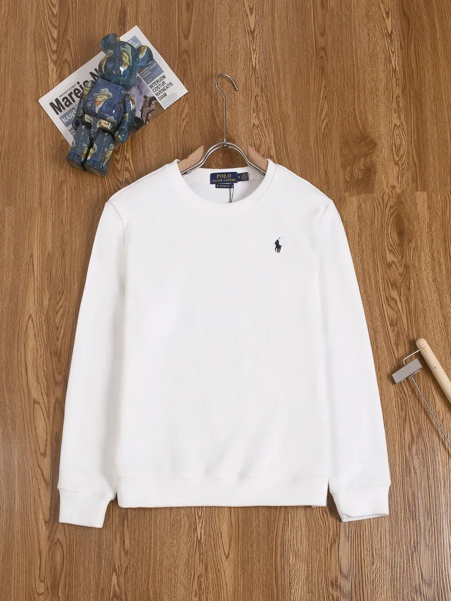 Polo Ralph Lauren Polo Ralph Lauren White Pony Logo Sweatshirt White - 1