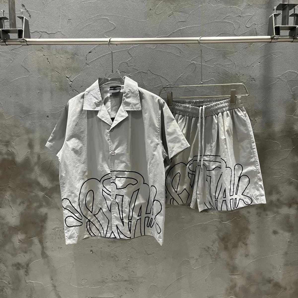 Other Unisex Syna World Tribe White Graphic Co-ord Set White - 1
