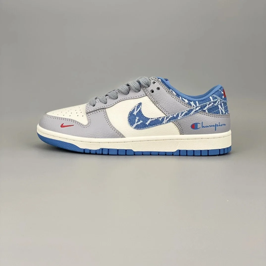 Nike Nike Dunk Low Champion Sail/University Red Sneakers Blue - 1
