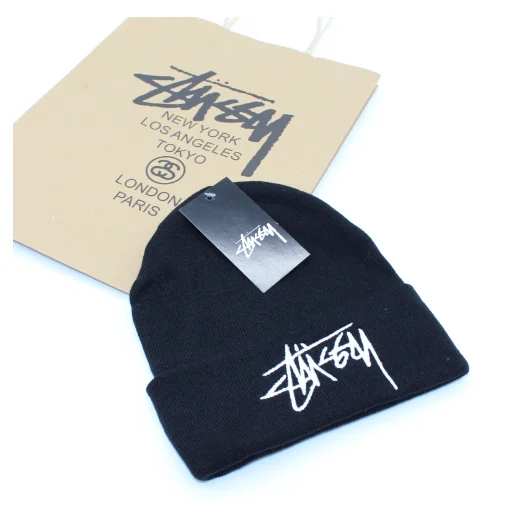 Stussy Stussy Basic Logo Black Beanie Black