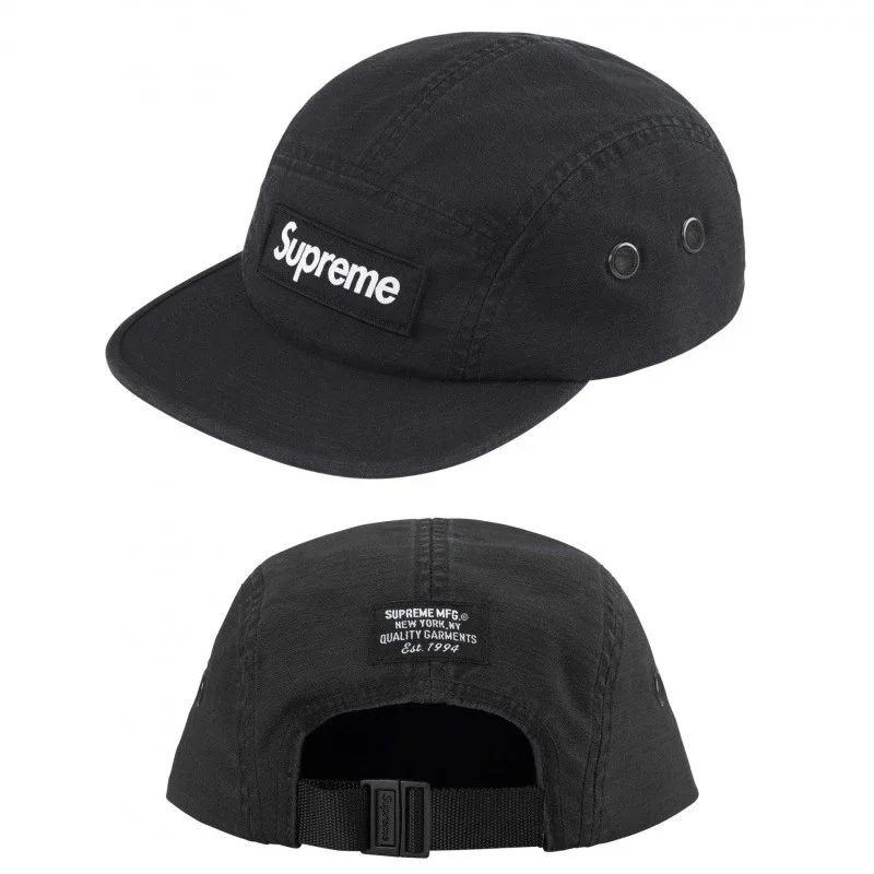 Supreme Supreme Box Logo 5-Panel Cap Black Black - 1