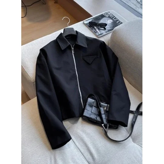 Prada Prada Prada Re-Nylon Black Jacket Black