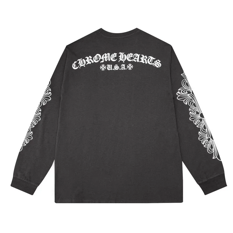 Chrome Hearts Chrome Hearts CH Cross Long Sleeve T-Shirt Black Black - 1