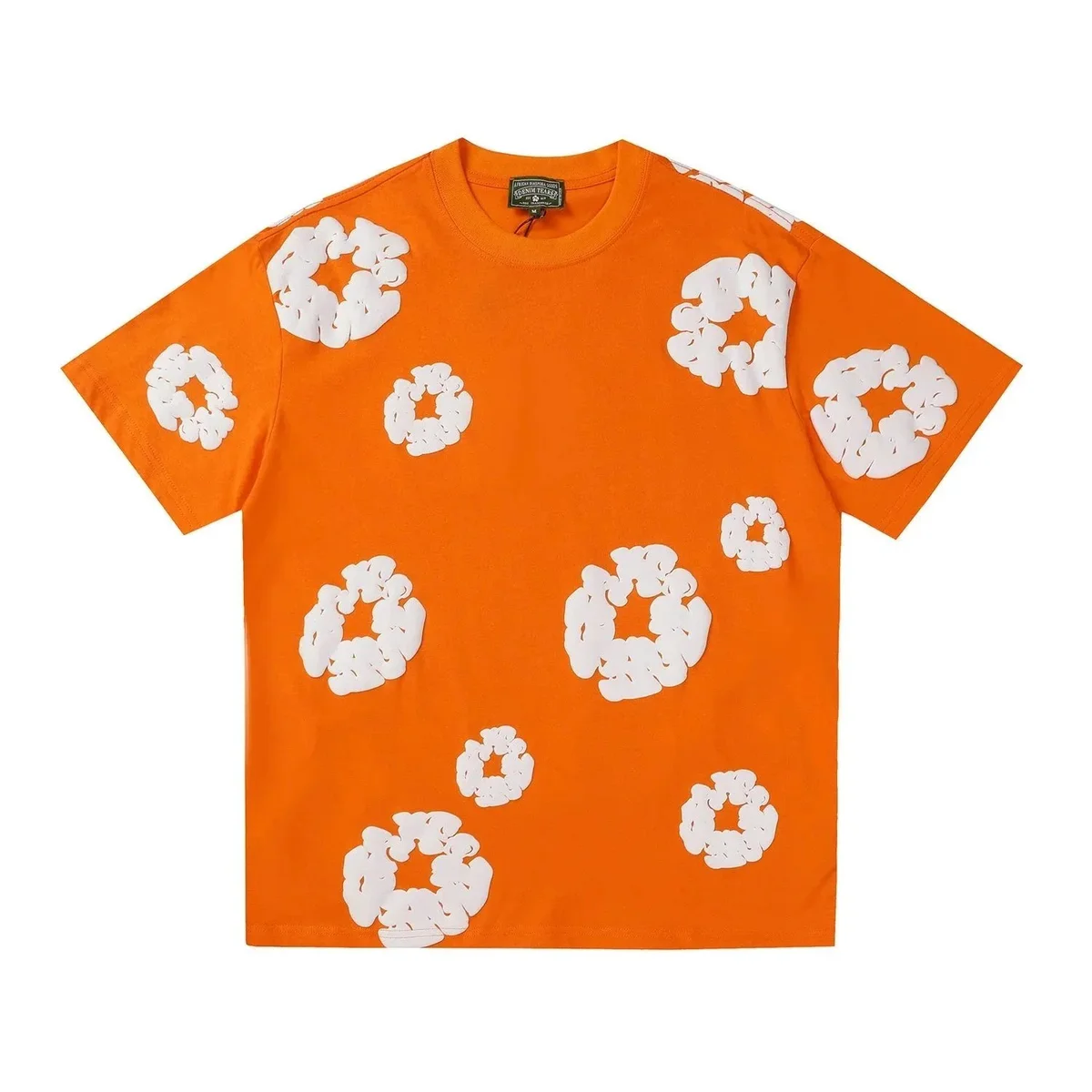 Edwin Edwin Orange/White Printed T-Shirt Orange