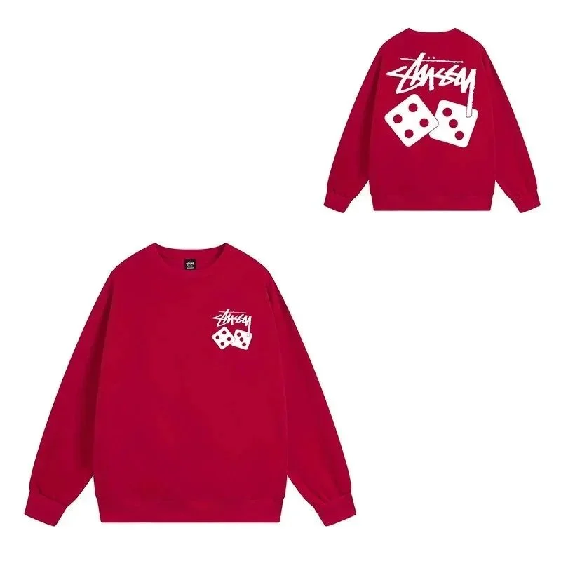 Stussy Stussy Basic Logo Red Sweatshirt Red - 1