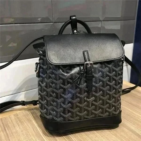 Goyard Goyard Monogram Black/Gray Backpack Black - 1