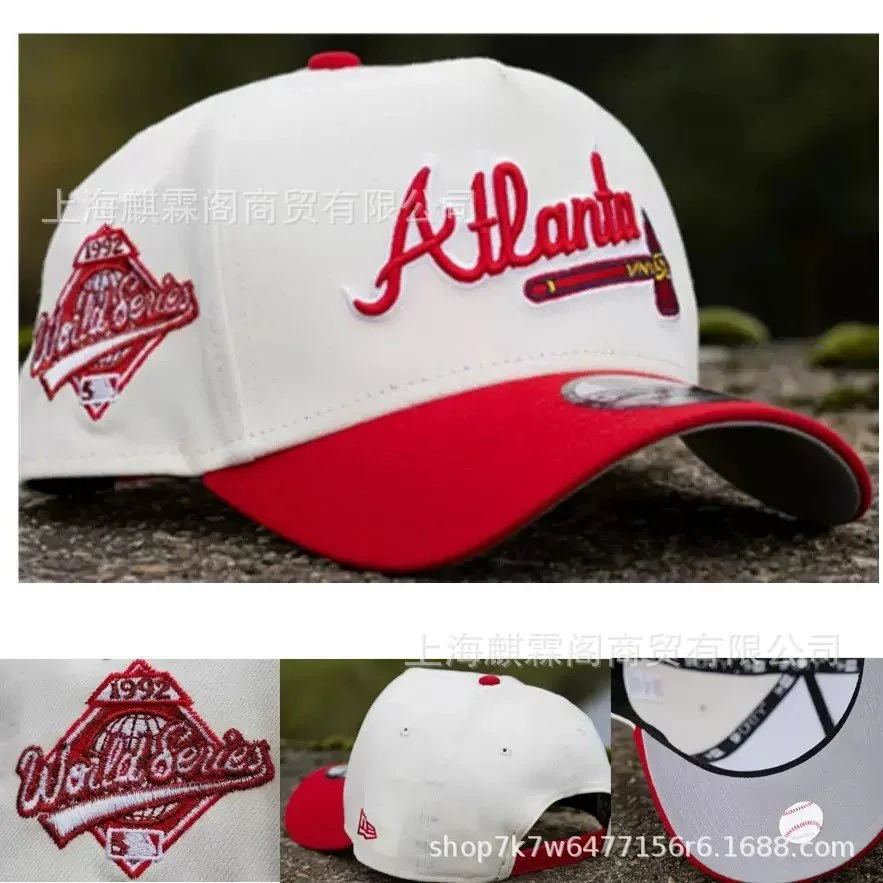 New Era New Era Atlanta World Series 59FIFTY Cap White/Red White - 1