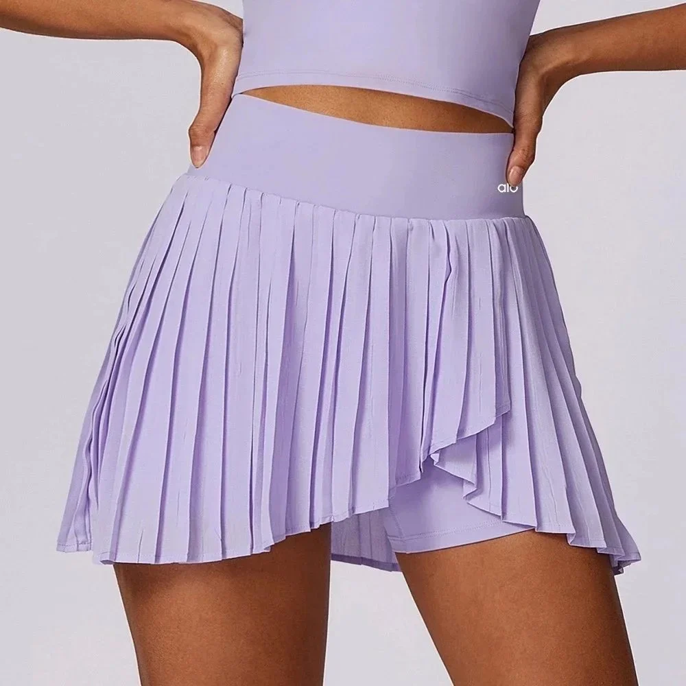 Other Romantic Purple Pleated Tennis Skirt Purple - 1