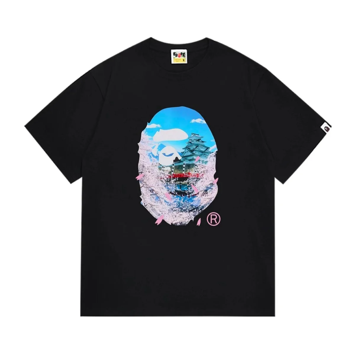 A Bathing Ape A Bathing Ape BAPE STA Black Cherry Blossom T-Shirt Black - 1