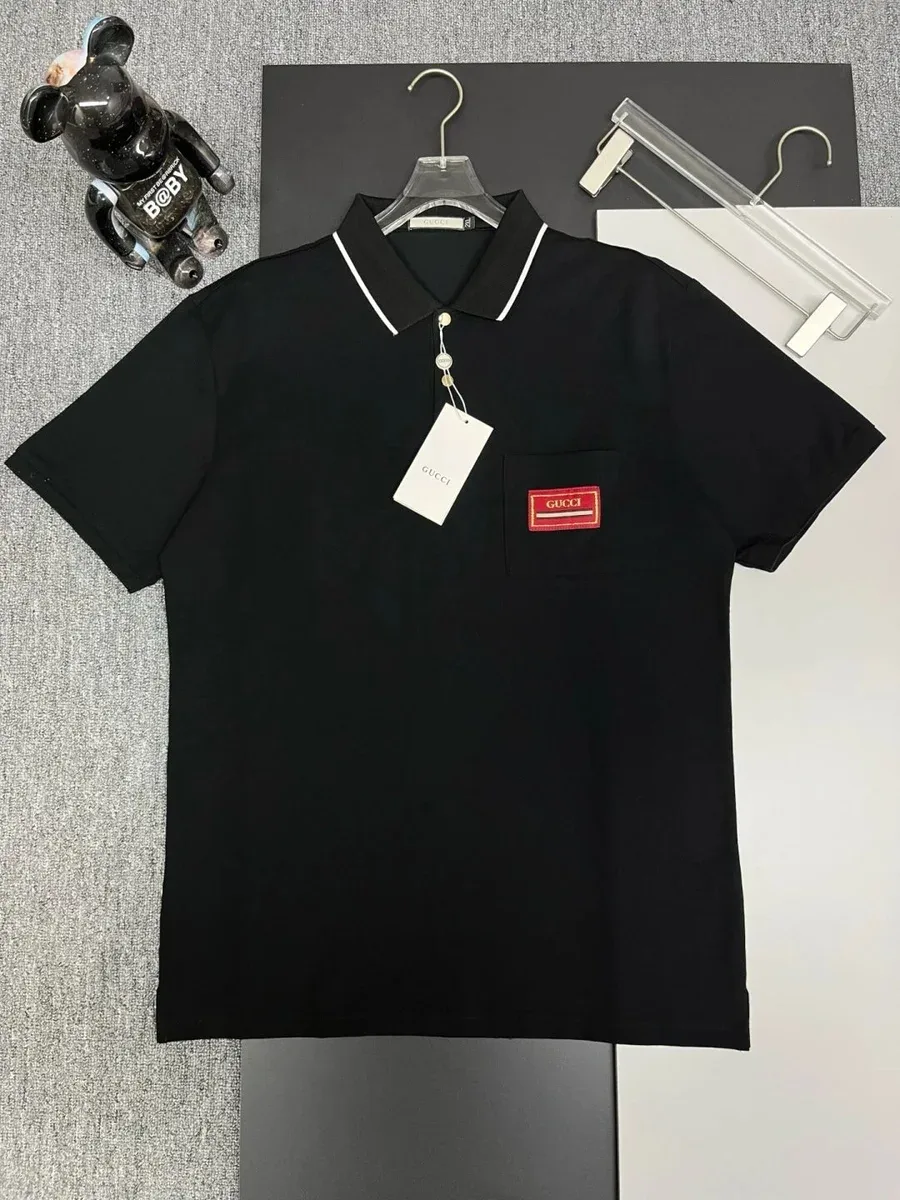 Gucci Gucci Black Classic Polo Shirt Black - 1