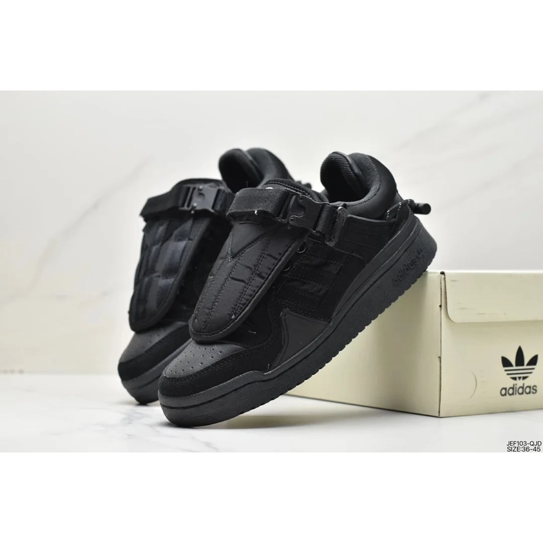 Adidas Adidas Forum Triple Black Sneakers Black - 1