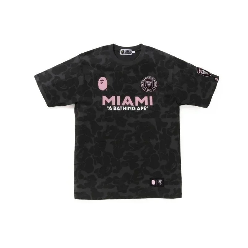 A Bathing Ape A Bathing Ape Black/Pink Camo T-Shirt Black - 1