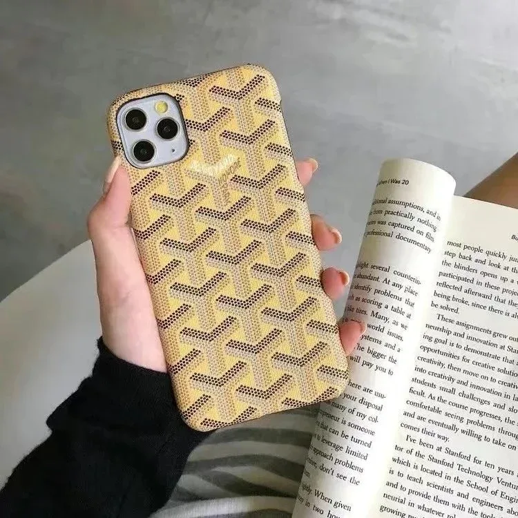 Goyard Goyard Goyardine Yellow Monogram Phone Case Yellow