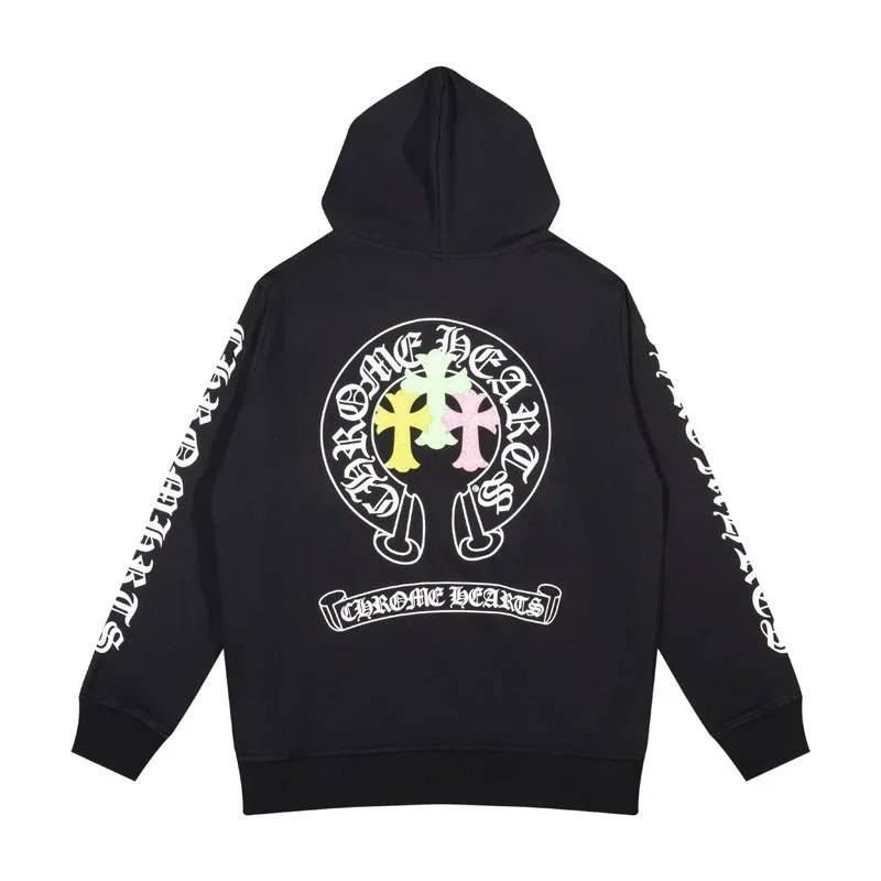 Chrome Hearts Chrome Hearts CH Cross Hoodie Black 5012 Black - 1