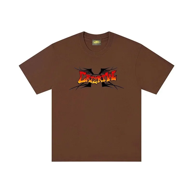 Other Cretin Brown Flame Logo T-Shirt Brown - 1