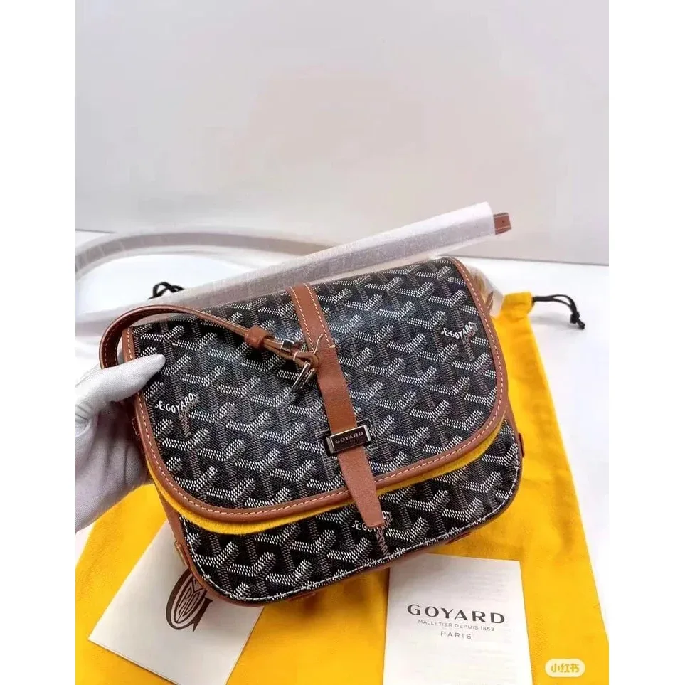 Goyard Goyard Goyardine Satchel Brown【Gift Box Packaging】Handbag Brown - 1