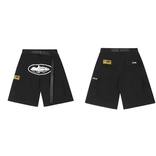 Other Black Cargo Shorts XJ-01 Streetwear Black - 1