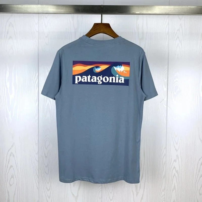 Patagonia Patagonia Surf Graphic T-Shirt 8228 Blue T-Shirts Blue - 1