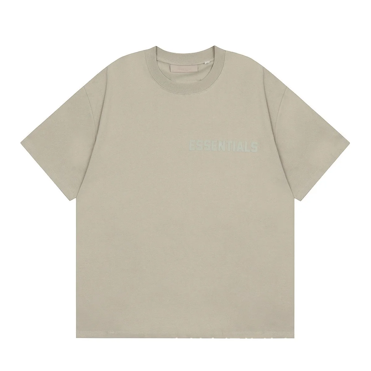 Fear of God Fear of God Essentials Oversized T-Shirt 652 海豹色 T-Shirts Beige - 1