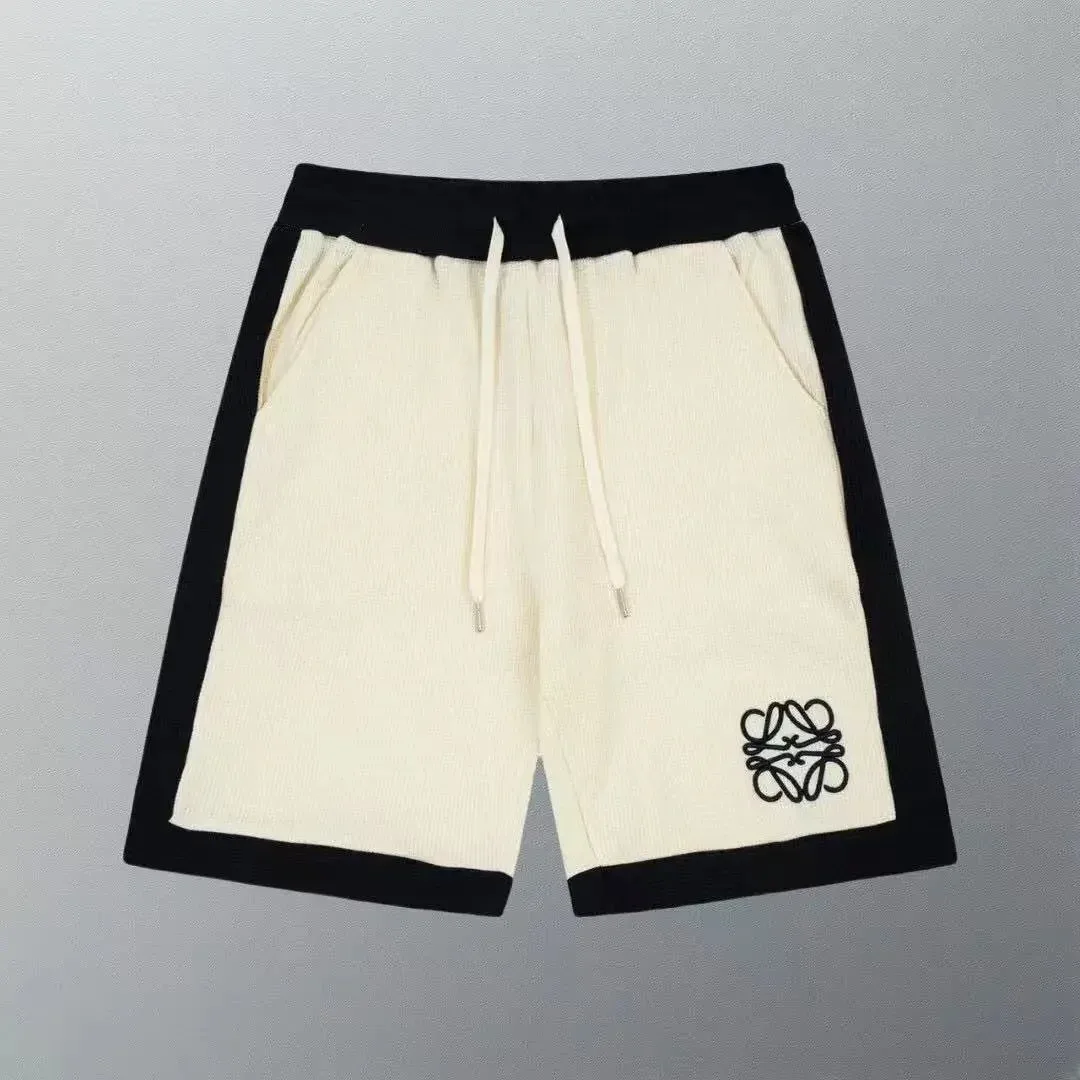 Loewe Loewe Anagram Logo Shorts Cream/Black Cream - 1