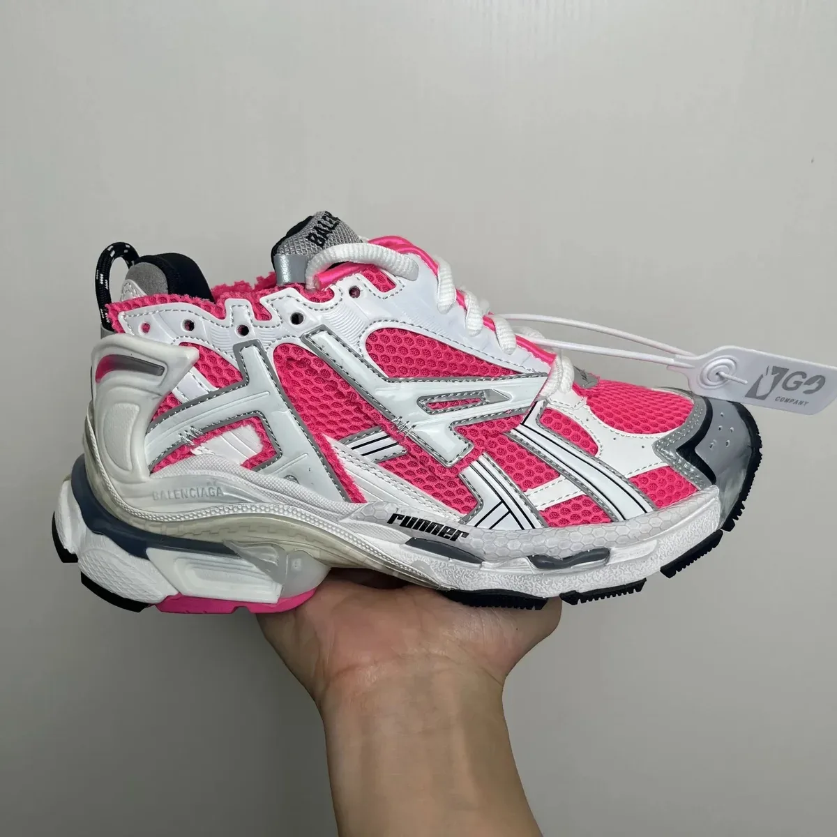 Balenciaga Balenciaga Triple S Pink/White Sneakers Pink