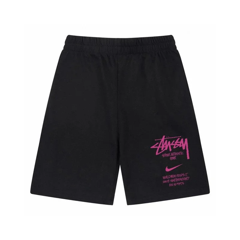 Stussy Stussy Black Pink Stussy x Nike Shorts Black - 1