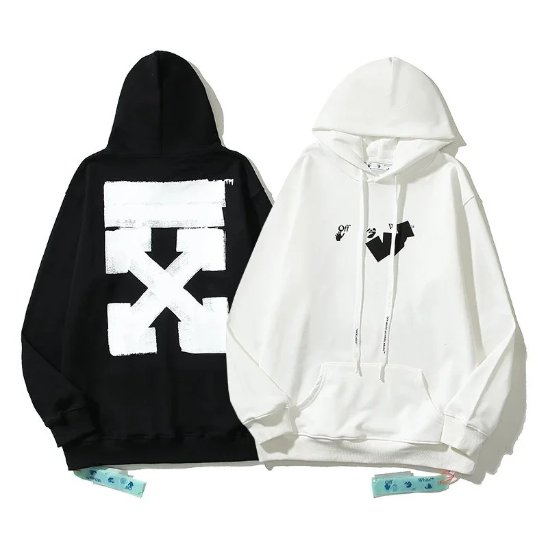 Off-White Off-White OW Arrow Hoodie Black/White Black - 1