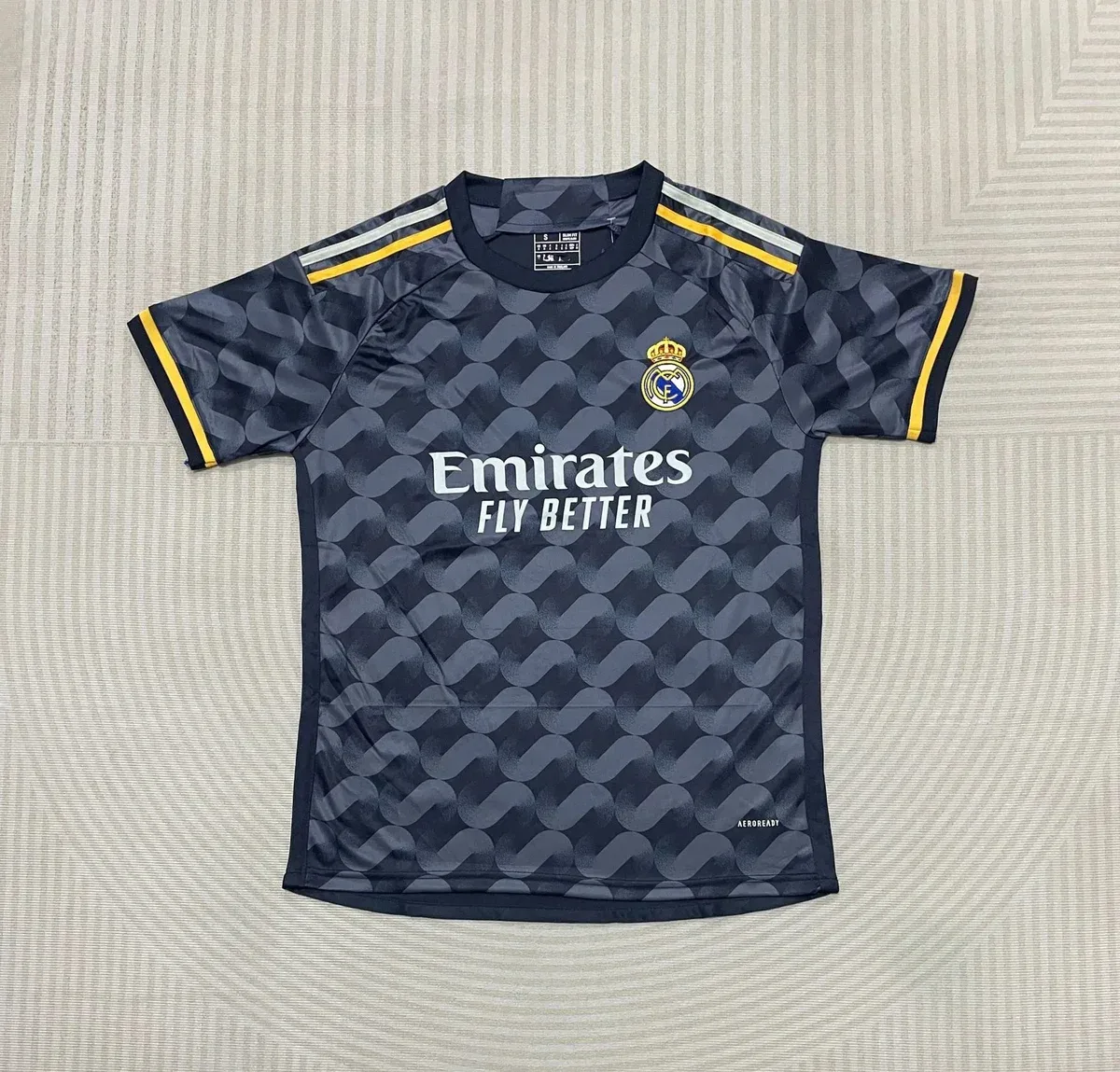 Adidas Adidas Real Madrid Away Jersey Dark Grey/Black Navy - 1