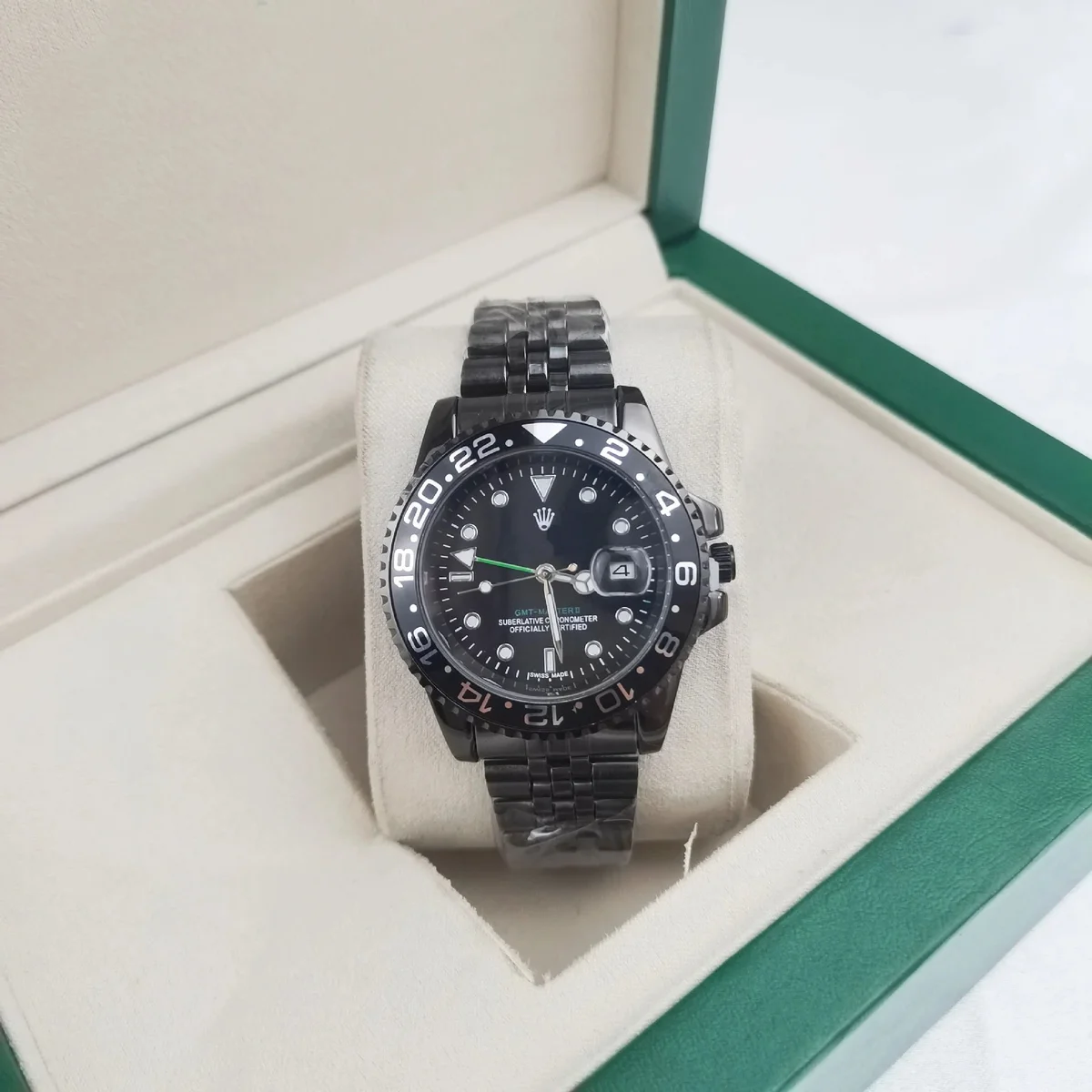 Rolex Rolex GMT-Master II Black Ceramic Bezel Black Dial Men's Watch Black