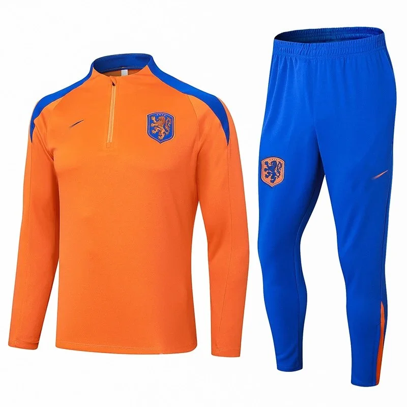 Nike Nike Netherlands Football Kit Orange/Blue Tracksuit Orange - 1
