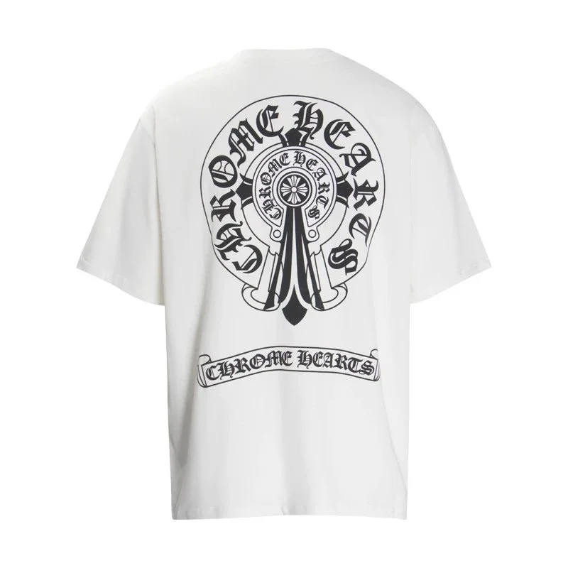 Chrome Hearts Chrome Hearts White/Black Graphic T-Shirt White