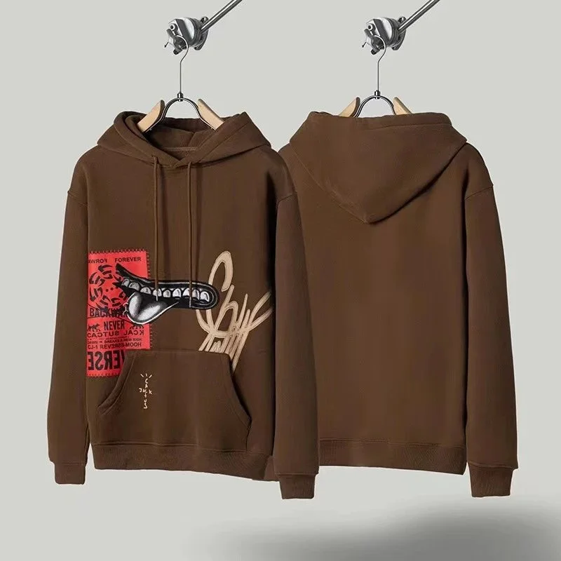Travis Scott Travis Scott Cactus Jack Bear Hoodie TS08 Brown Brown