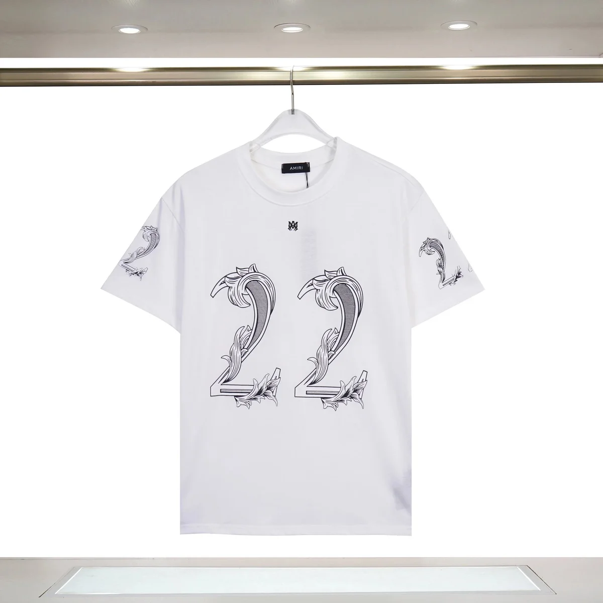 Amiri AMIRI 22 White Graphic T-Shirt White - 1