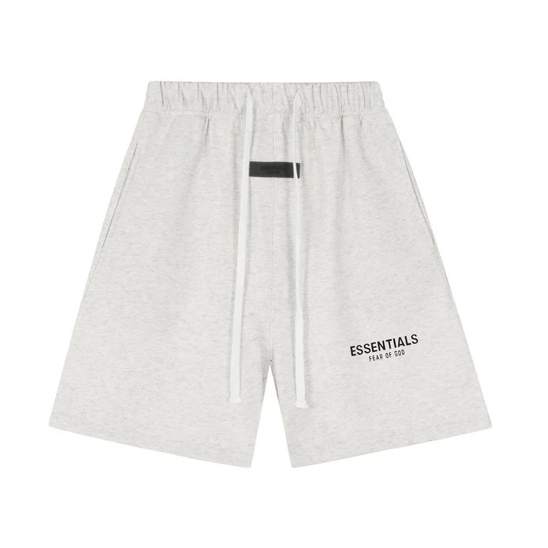 Fear of God Fear of God Essentials Heather Grey Shorts Grey - 1