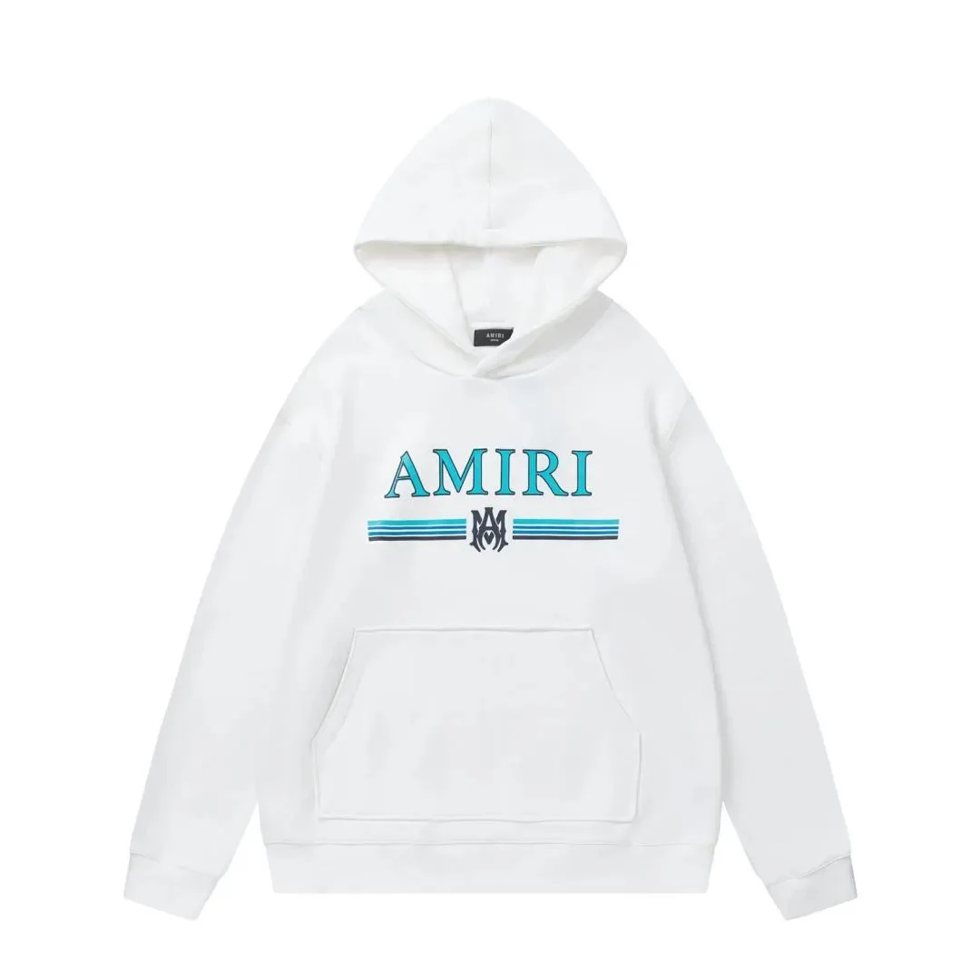 Amiri Amiri AMIRI Logo Hoodie White White - 1