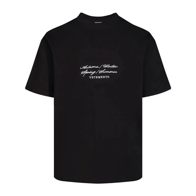 Vetements Vetements Autumn/Winter Spring/Summer Black T-Shirt Black - 1