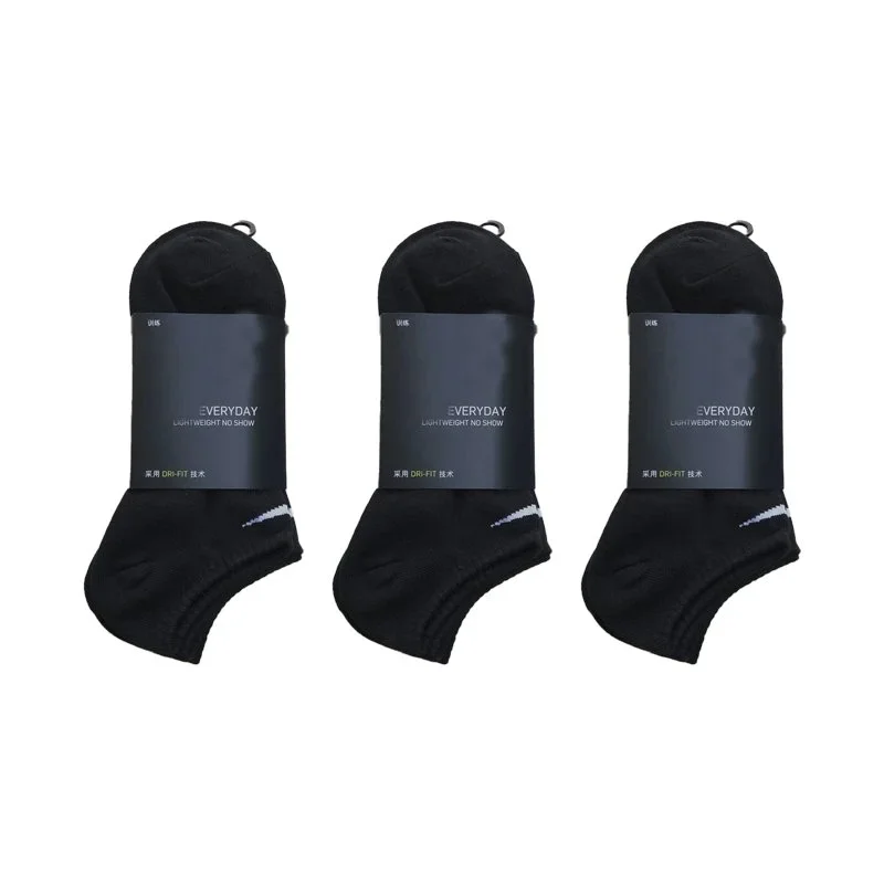 Nike Nike Everyday Triple Black No Show Socks Black - 1