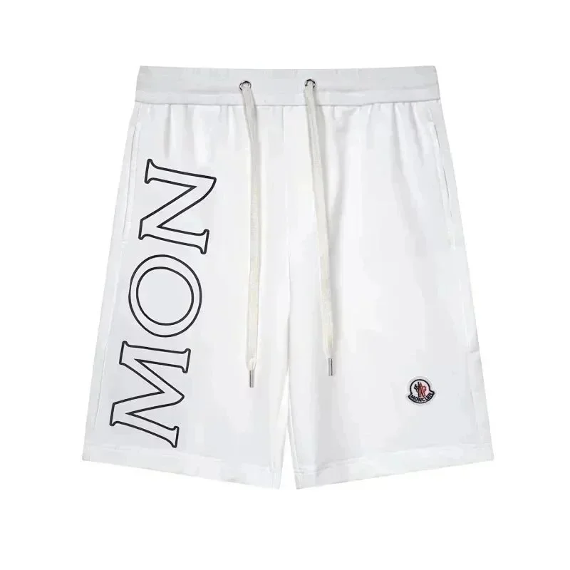 Moncler Moncler White 'MON' Logo Shorts White