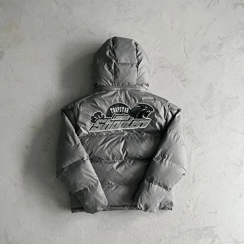 Trapstar Trapstar Shooters Grey Puffer Jacket Grey - 1