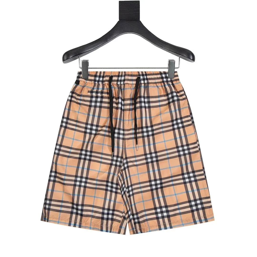 Burberry Burberry Vintage Check Beige Drawstring Shorts Beige